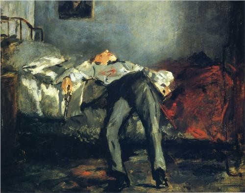 Photo:  Edouard Manet, The Suicide [1880]